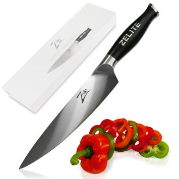 ZELITE INFINITY Chef Knife - German Steel X50 Cr MoV 15 - 8" (200mm)