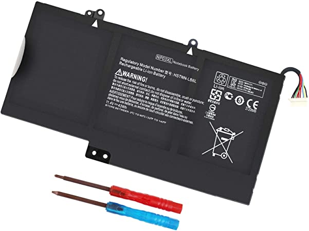 NP03XL 761230-005 Laptop Battery for HP Envy X360 15-U011DX 15-U010DX 15-U110DX 15T-U100 15-U111DX 15- U483CL 15-U493CL,HP Pavilion X360 13-A010DX 13-A012DX 13-A013CL 13-A110DX - 12 Month Warranty