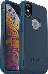 OtterBox Commuter Series Case for iPhone Xs & iPhone X (Only) - Non-Retail Packaging - Bespoke Way (Blazer Blue/Stormy Seas Blue)