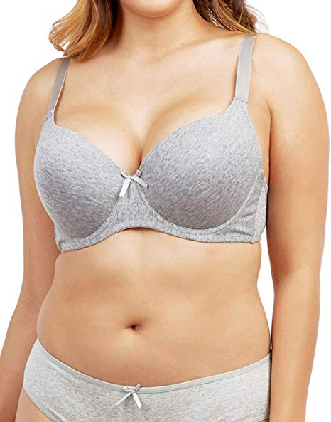 Mamia Womens Basic Plain Bras (Packs of 6) - Various Styles