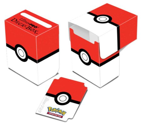 Ultra Pro Pokemon Card Supplies Deck Box Red & White Pokeball