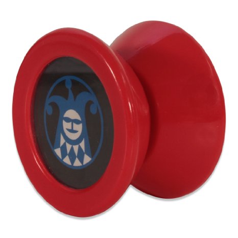Yoyo King Red Jester Yoyo with Narrow Responsive and Wide Nonresponsive C Bearing and Extra Yoyo String