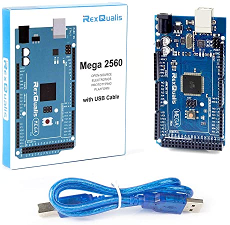 REXQualis MEGA 2560 R3 Board ATmega2560 ATMEGA16U2   USB Cable Compatible with Arduino
