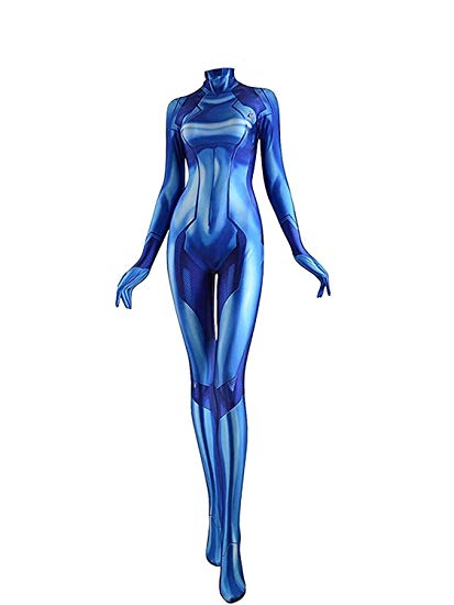 CosplayLife Zero Suit Samus Cosplay Costume | Samus Aran Suit | Metriod Costume | Samus Zero Suit Costume