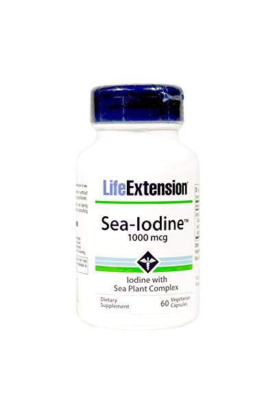 Life Extension Sea-Iodine 1,000 mcg VCaps, 60 ct