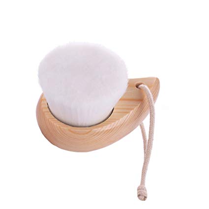 Facial Cleansing Brush, Natural Wood &Bristle Pore Face Brush, Facial Skin Care Tool Beauty Complexion Makeup Accessories
