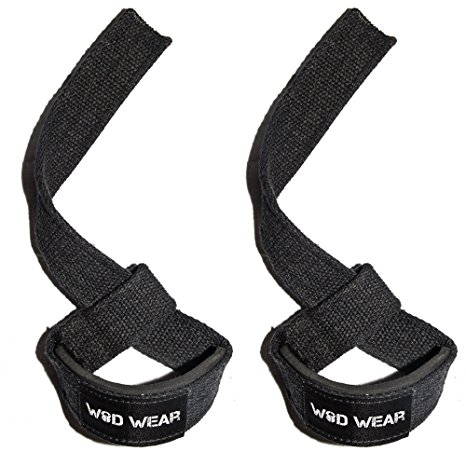 Lifting Straps For Powerlifting, Weightlifting, Bodybuilding - Unisex, Protect Wrists and Hands, Padded, Cotton - Protect Wrists and PR - 100% Guaranteed Warranty