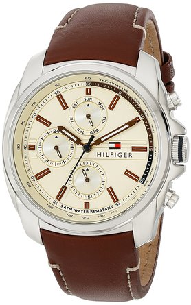 Tommy Hilfiger Men's 1791079 Analog Display Quartz Brown Watch