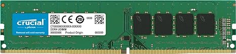 Crucial RAM 4GB DDR4 2666MHz CL19 Desktop Memory CT4G4DFS8266