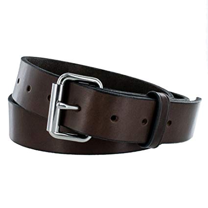 Hanks Gunner - USA Made Concealed Carry CCW Leather Gun Belt - 100 Year Warranty - 14 Ounce