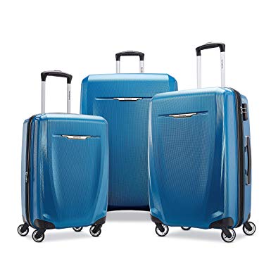 Samsonite Winfield 3 DLX Hardside Checked Luggage with Double Spinner Wheels