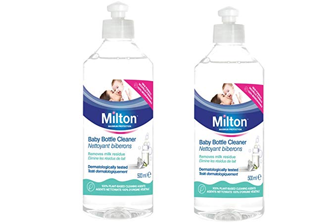Milton Sensitive Baby Bottle Teats Washing Up Liquid 2 X 500 ml