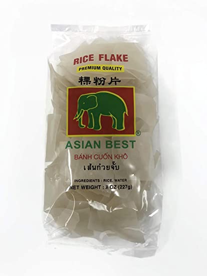 Rice Flake Noodles Asian Best, 8 oz. Packages (Set of 2)