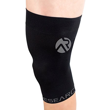 Active Research Compression Knee Sleeve - Compression Knee Brace For Sports, Basketball, Training, Running, Crossfit and More - XX-Large