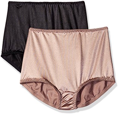 VASSARETTE Women's Undershapers 2-Pack Light Control Brief 40201