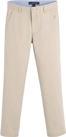 Tommy Hilfiger Boy's Flat Front Twill Blend Dress Pants