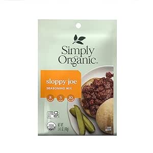 Simply Organic Sloppy Joe, Certified Organic, Gluten-Free | 1.41 oz