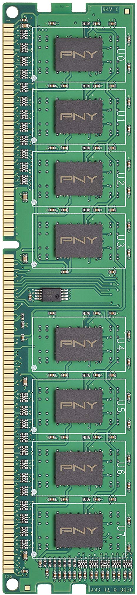 PNY Performance 8GB DDR3 1600MHz (PC3-12800) CL11 Desktop Memory - MD8GSD31600NHS