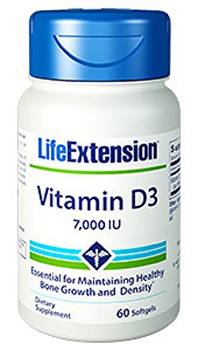 Life Extension Vitamin D3 7000 IU, 60 capsules