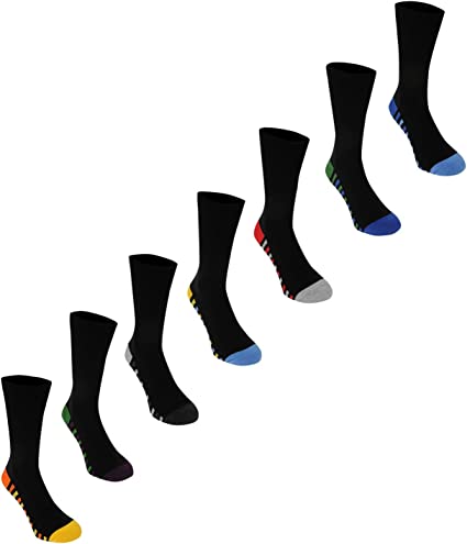 Kangol Mens Formal 7 Pack Socks