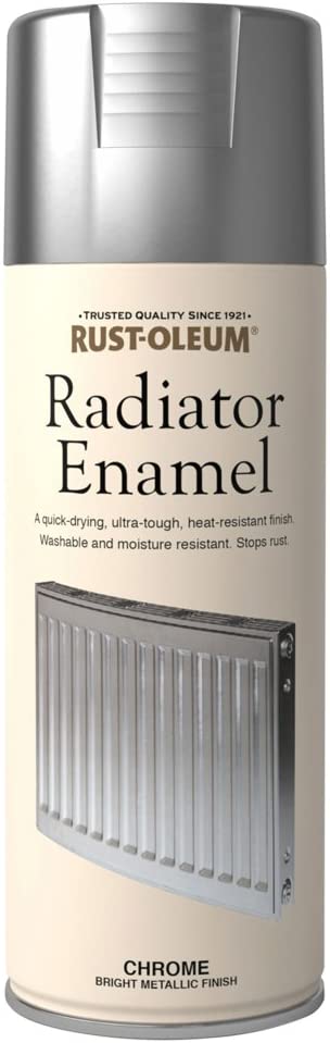 Rust-Oleum AE0060004E8 400ml Radiator Enamel Spray Paint - Chrome