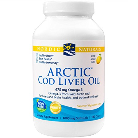 Nordic Naturals - Arctic CLO, Heart and Brain Health, and Optimal Wellness, 180 Soft Gels