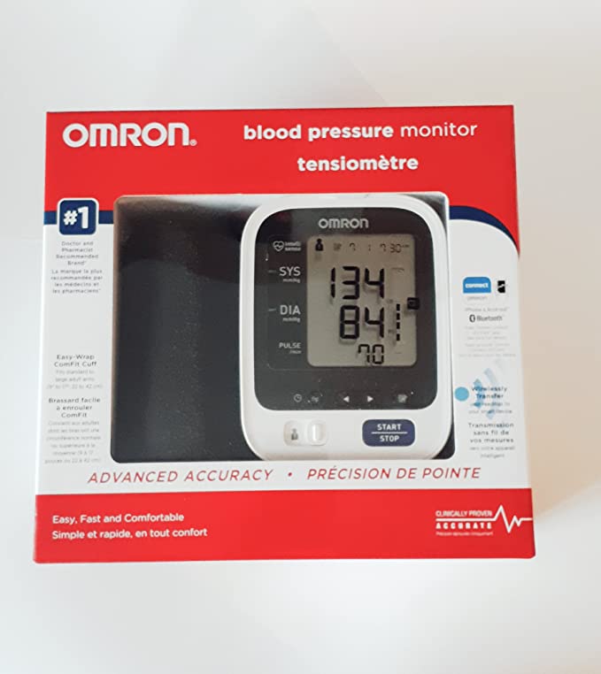 Omron BP769CAN 10 Series Upper Arm Blood Pressure Monitor Plus Bluetooth Smart