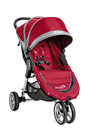 Baby Jogger 2016 City Mini 3W Single Stroller - Crimson/Gray
