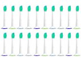 20 pcs 5x4 Replacement Brush Heads Compatible with Philips Sonicare Electric Toothbrush Handles Substitute for HX6013 HX6014 and other Fully Compatible With DiamondClean FlexCare Platinum FlexCare HealthyWhite HealthyWhite Sonicare 2 Series Sonicare 3 Series PowerUp Replacements by ORAX PearlClean