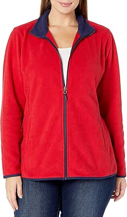 Amazon Essentials Women's Classic-Fit Full-Zip Polar Soft Fleece Jacket (Available in Plus Size)