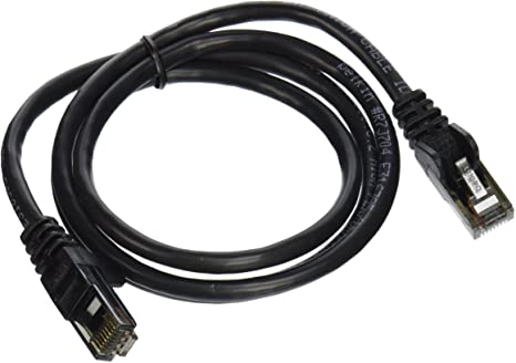 Belkin Snagless CAT6 Patch Cable RJ45M/RJ45M; 3 Black (A3L980b03-BLK-S), 3 Feet (A3L980B03-BLK-S)