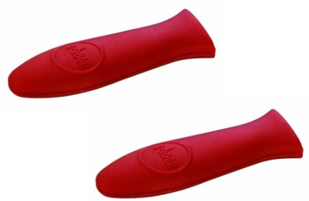 Lodge Ashh11 Silicone Hot Handle Holder 2 Rd Red 2