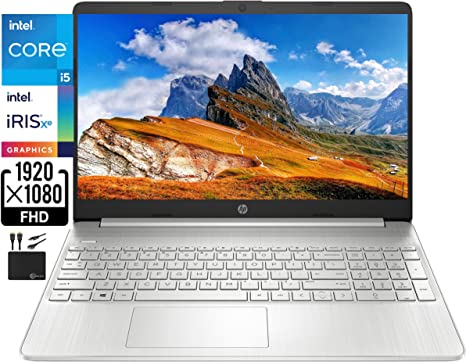 HP 2023 Newest 15.6’’ FHD Screen Laptop, Quad Core Intel i5-1135G7 (Beat i7-1065G7,Upto 4.2GHz), Iris Xe Graphics, 16GB RAM, 1TB SSD, HD Webcam, WiFi 6, 9  Hours Battery, Winows 11 Marxsolcables