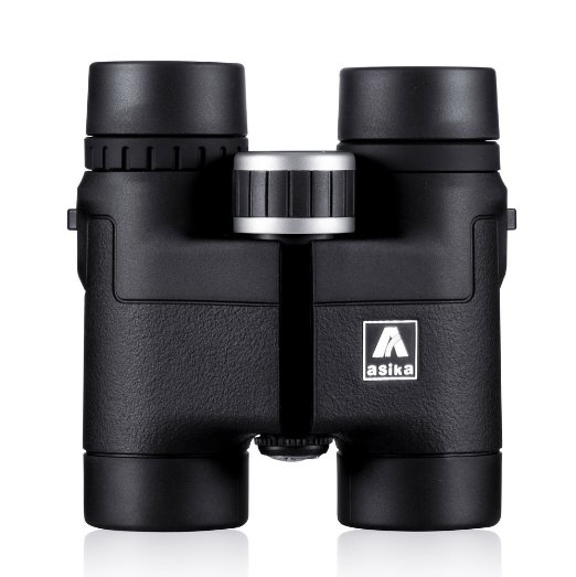 BNISE Asika 8x32 HD Binoculars - Military Telescope for Hunting and Travel - Compact Folding Pocket Size - High Clear Vision - Black