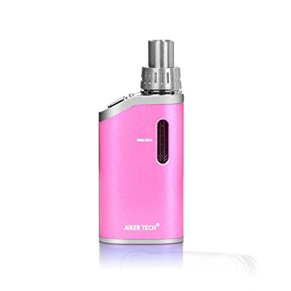 Vape Box Mod Kit Huge Vapour 40W with Top Refill Vaping Sub Ohm Tank, Adjustable Voltage Temperature Control Electronic Cigarette Kit | NO E Juice | No Nicotine (Pink)