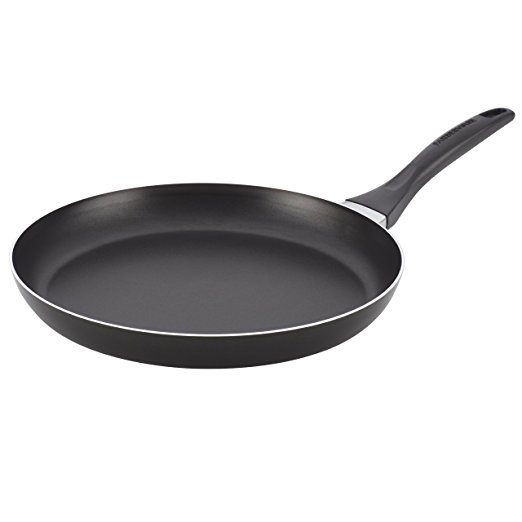 Farberware Dishwasher Safe Nonstick Aluminum 12-Inch Skillet, Black