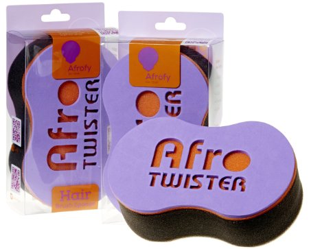 Afro Twister - Best Hair Sponge  Premium Brush for Defining Magic Twists Coils Curls Locks and Dreads - Perfect for Styling Your Twist Coil Curl Lock and Dread - High Quality Products for Men and Women with Afro TWA Curly and Natural Hair