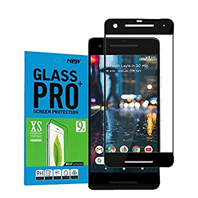 For Google Pixel 2 Tempered Glass Screen Protector[Case Friendly] , WolfGen 9H Hardness Bubble-Free [Anti-Fingerprint][Easy-Install][HD Clear]Film Screen Protector for for Google Pixel 2