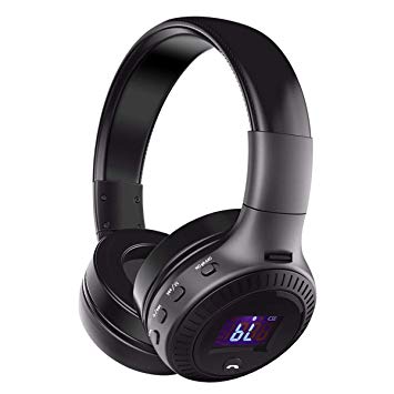 Bluetooth Headphones, ELEGIANT Over Ear Portable Headset Stereo USB Charging Headphones 10 hours Play Handsfreewith Mic/FM Radio/TF SD Card/3.5mm Audio Compatible with Bluetooth Devices/PC/Laptop