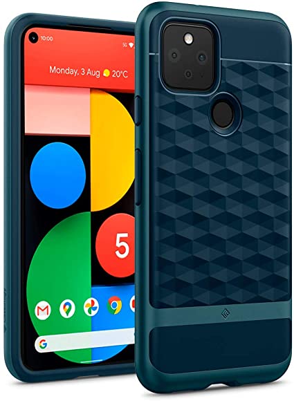 Caseology Parallax for Google Pixel 5 Case (2020) - Aqua Green