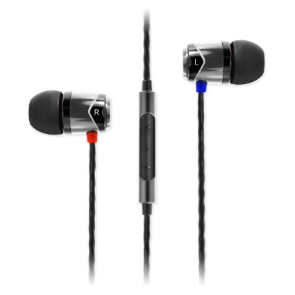 SoundMAGIC E10C In Ear Isolating Earphones with Microphone - Silver/Black