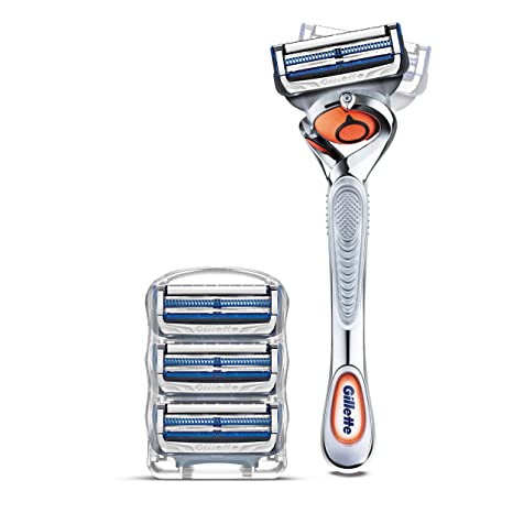 Gillette SkinGuard Men's Razor Flex Handle   4 Blade Refills