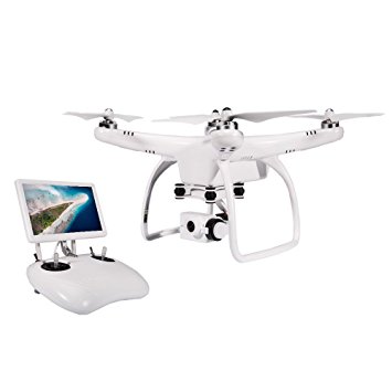 UPair One RC Quadcopter Drone with 4K Full HD Camera, 5.8G FPV LCD Screen Monitor,Altitude Hold & Headless Mode & One Key Return