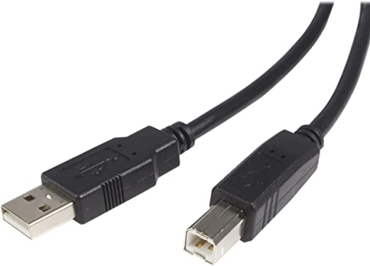 StarTech.com USB2HAB15 USB 2.0 A to B Cable, M/M, 15-Feet