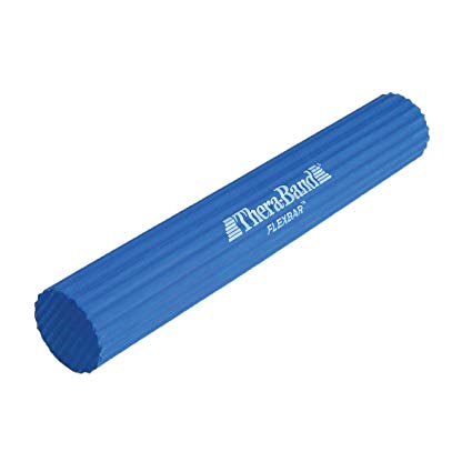 Theraband FlexBar Resistance Bar For Medial Epicondylitis, Prevent Tendonitis and Improve Grip Strength, Relieve Pain From Tennis Elbow, Golfers Elbow, and Tendinitis, Heavy, Advanced