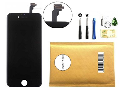 Coolmall369 LCD Touch Screen Digitizer Assembly Replacement for iPhone 6 （4.7 inch） NOT iphone5/5S/5C/6 (5.5inch) (black)