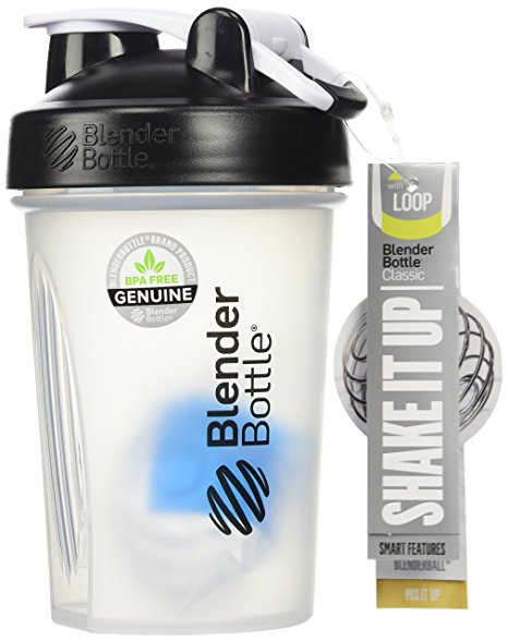 Sundesa Blenderbottle with Blenderball (20oz/Black) Pack of 2