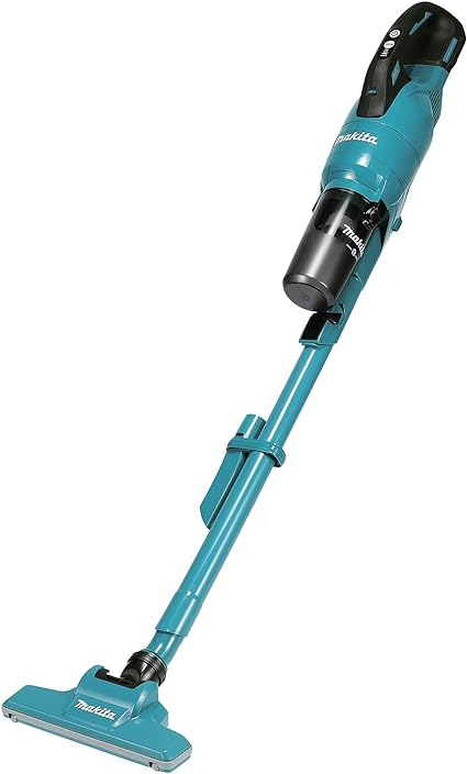 Makita DCL286FZ 18V LXT Brushless Cordless 250 ml Stick Vacuum Cleaner w/Cyclone Attachment, Teal (Tool Only)