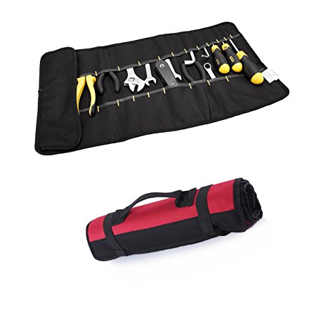 Fafada®Spanner Wrench Tool Storage Bag Canvas Case 22 Pockets Roll Fold Up