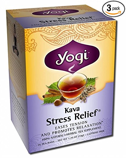 Yogi Kava Stress Relief Tea -- 3x16 Bag
